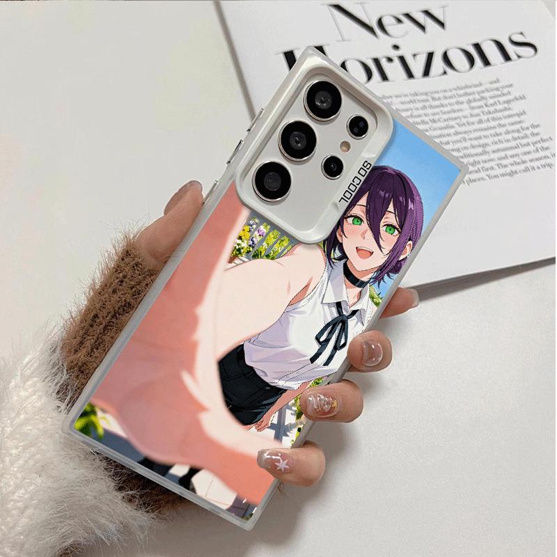 Anime Character R-Reze CSM Soft Phone Case for Samsung Galaxy S24 S25 FE S26 Edge S23 Ultra S22 Plus S21 + Shockproof Cover Back