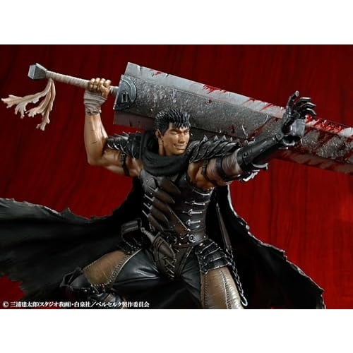 TV Anime "Berserk" Guts Black Swordsman Ver. Approximately 265mm PVC & ABS Pre-painted Finished Figure
