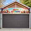 Reusable Kids birthday backdrop Cheerful Foldable Lightweight Party banner Interactive Kids party decoration for Gathering