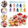 100Pcs Mini Plastic Babies Tiny Baby Figurines Small Party Favor Supplies Shower Birthday Decorations Cake Topper Ice Cube