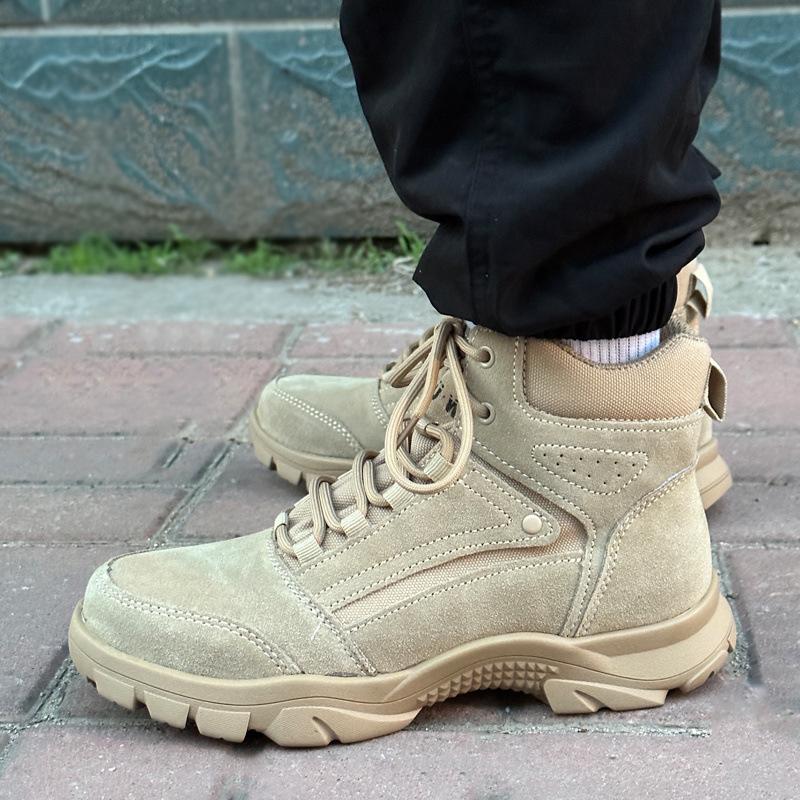 

Весенне-летне-осенние туфли, новые ботинки Мартин, велюровая коровья кожа, дышащие, нескользящие, износостойкие, ветро- и пескозащитные 39