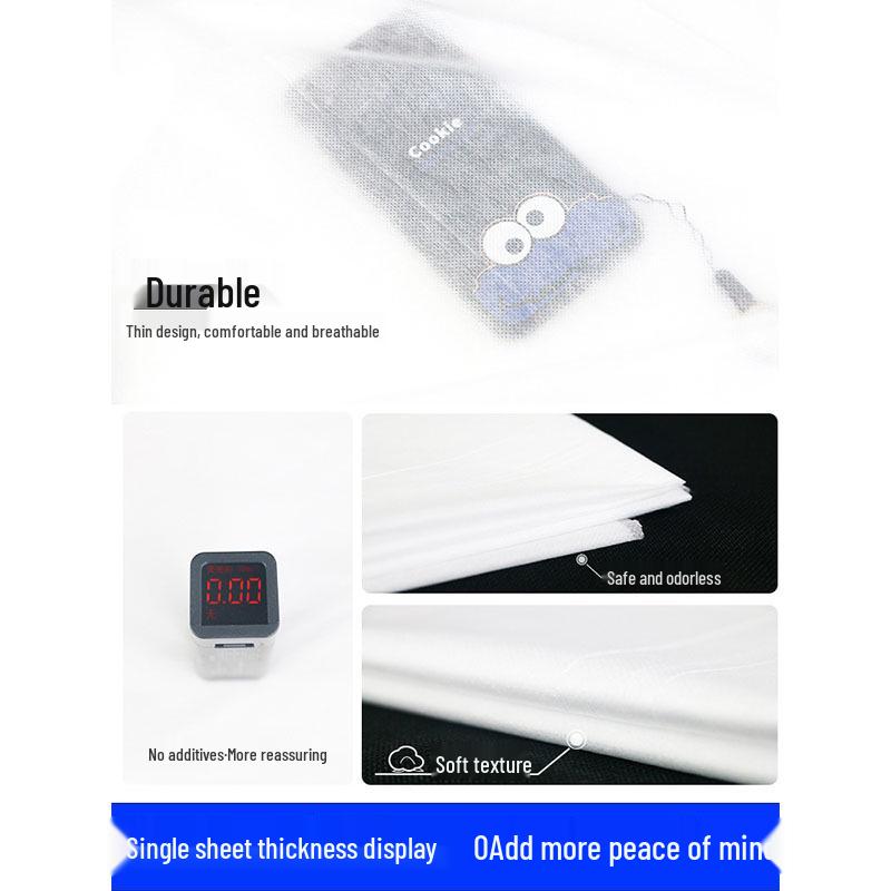 80x180cm Waterproof Disposable Massage Bed Sheet - Breathable Non-woven Fabric for Beauty Salons.
