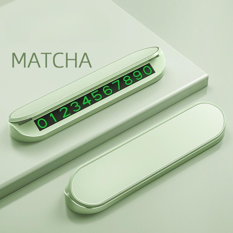 Simple Car Temporary Parking Card Phone Number Car Phone Holder Luminous Telephone Number Plate Car Park Car-styling Accessories