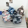 Schoolbag Canvas Printing Small Backpack 1011 New Fresh and Sweet Cute Girl Backpack Travel Light Small Backpack Tide