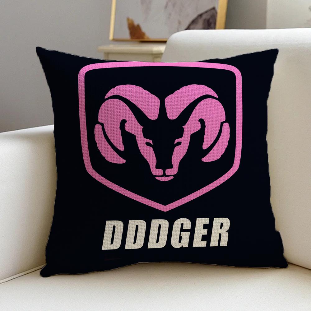 P- Dddodges Cushion Cover Natural Linen Pillowcase Set, All-In-One Decor For Sofa, Bedroom & Chair