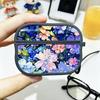 Oil Painting Floral Glass Mirror Earphone Case for Apple AirPods Pro /pro1/pro1 Protective Cover
