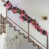 Flexible Artificial Maples Leaf Stem Halloween Decoration Black Silk Leaves for Fireplaces and Window Displays