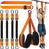 Adjustable Pull-Up Bar & Resistance Bands for Men's Chest Workout