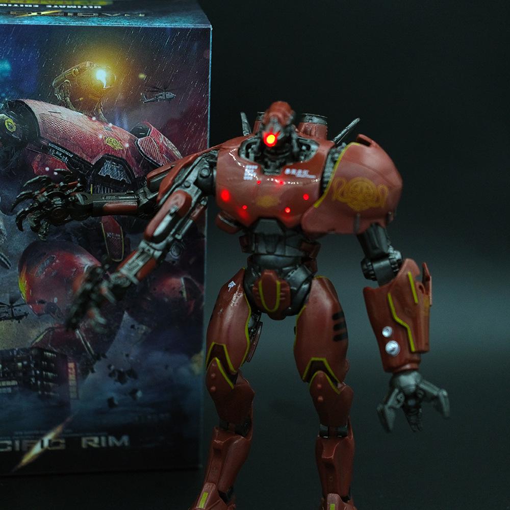 Pacific Rim 2 Crimson Typhoon Glowing Mecha Dual Blades Sci-Fi Action Figure Set