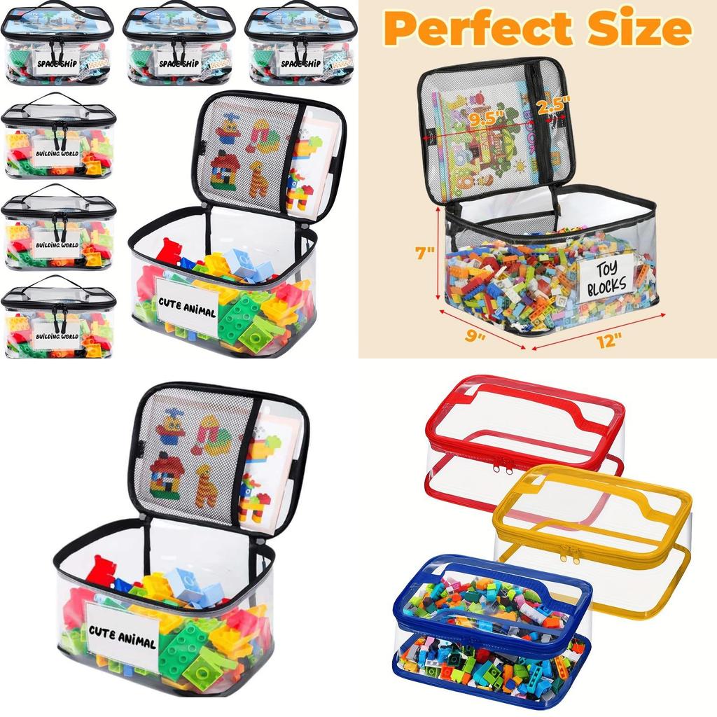 Childrens Toy Storage Bag With Waterproof Pvc Material For Travel And Outdoor Use