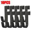 Multi-Purpose Hooks Kitchen Cabinet Door Back Hanging Rack Clothe Hat Towel Hanger Storage Hook Bathroom Accessories 2/4/5/10Pcs