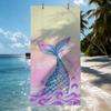 Mermaid Tail Dreamlike Fairytale Cartoon Quick Drying Beach Towels Are Suitable For Swimming Pools Camping Yoga And The Gym