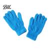Fashionable Winter Handwear Warm Coral Fleece Gloves for Women, Soft Five Finger Comfortable Office Typing Mittens Gloves, Solid Color Thermal