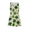 Rochie cu imprimeu floral pentru femei, vestă, fustă cu buzunare, fustă de plajă, fustă-vest cu decolteu în V
