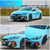 Car PET Film: Beetroot Purple, Glacier Blue, Piano White, Glossy Black - Full Vehicle Color Change Wrap.