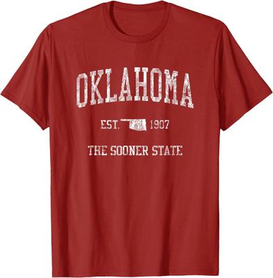 Oklahoma Vintage Sports Design Oklahoman OK T-Shirt