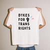 DYKES For Trans Rights Shirt, Transgender Ally Tshirt, Lesbian Shirt, Lgbtq Comfort Colors, Queer Pride, Protect Trans Folks Tee