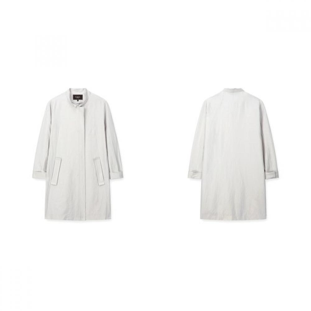 Furina High Neck Trench Coat Single Layer
