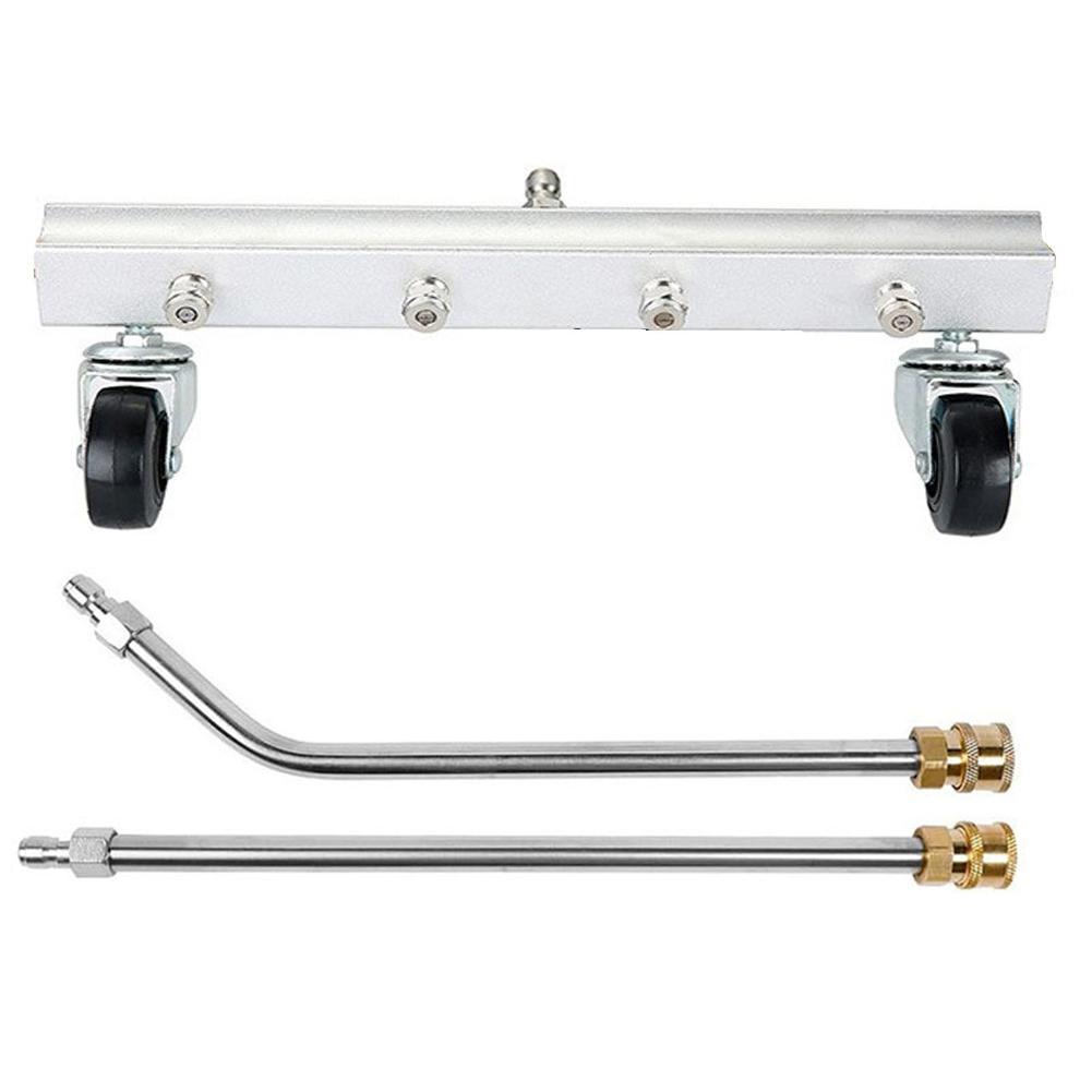 Chassis Undercarriage Pressure Washer Attachment for Road and Vehicle Bottom Cleaning Stainless Steel Design Only