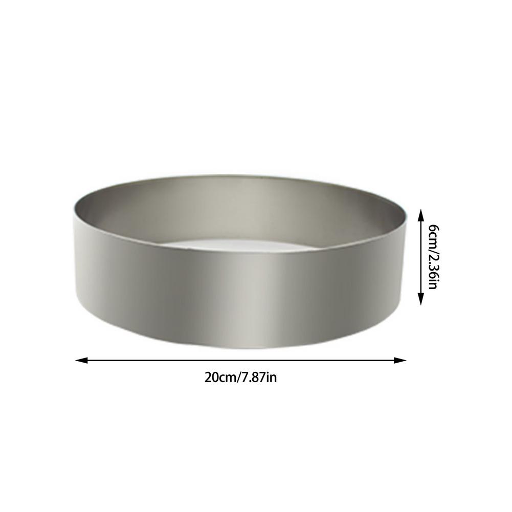 Mousse Cake Mold Ring Mousse And Pastry Baking Mold Cake Baking Cake Decor Mold Ring Stainless Steel Cake Mousse Ring