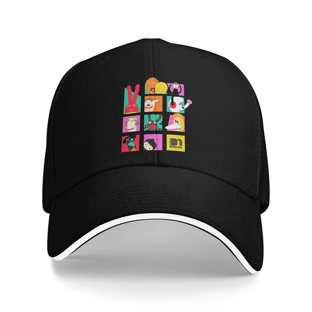 Comedy Bodoque 31 Minutos Cartoon Baseball Caps Retro Sandwich Caps for Men Women Adjustable Sun Cap Outdoor