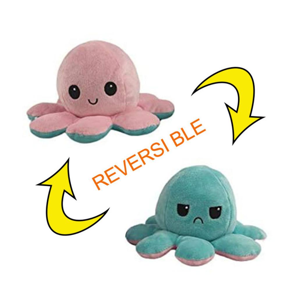 The Reversible Octopus Plushie Show your mood without saying a word!
