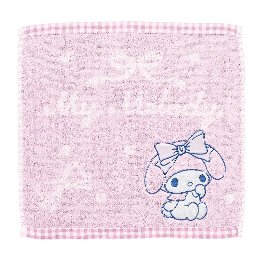 Marushin Carry Sanrio My Cute 30 X Product 3005052400 Towel/Hand Towel, Melody, Ribbon, Approx. 30cm, Number