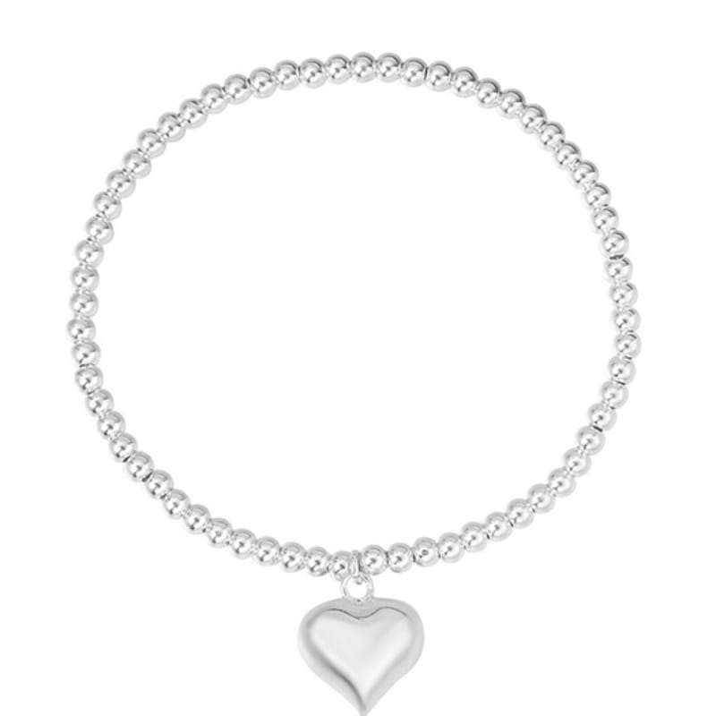 WESTISLAND Silbernes Herz Dickes Armband_WS0541440