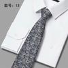 Men'S Tie Polyester Jacquard Embroidered Tie High-End Business Casual Dress Tie