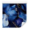 Wallpaper Ink blue, navy blue, black and azure 50x1000