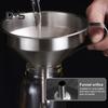 Stainless Steel Filter Funnel 11/13/15cm Food-Grade Metal Filling Funnels for Liquids Dry Ingredients Spices Powders High Heat Resistant Kitchen