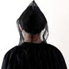Vintage Overcoats Lace-up Vintage Hooded Cape Creative Gift LED Halloween Hooded Cloak