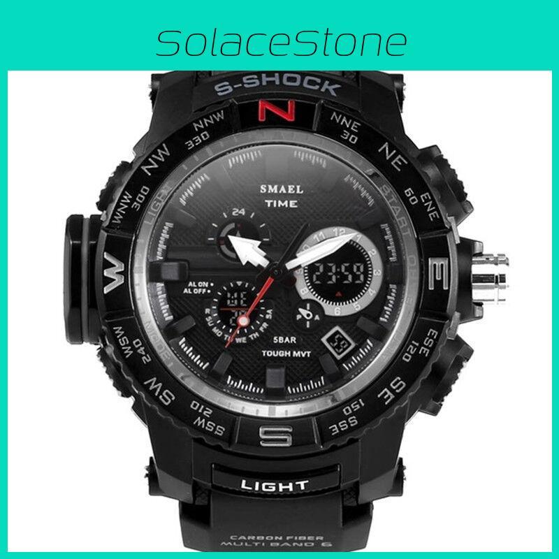 Premium Montres Smael Multifunctioneel Waterdicht Kwarts Horloge Met Tijdloos Ontwerp