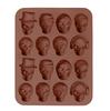 Skull Ice Cube Silicone Mold Halloween Creative Decoration Reusable DIY Candy Whiskey Chocolate Soap Kitchen Accessorie