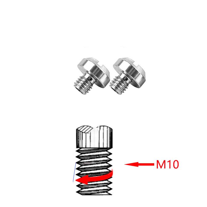 2pcs M8 / M10 Motorcycle Rear View Mirror Hole Plugs Screws Aluminum Alloy Parts Modification Accessories