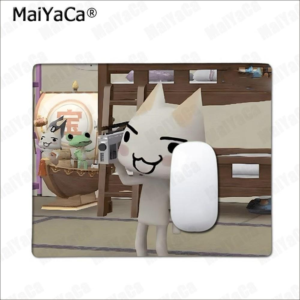 Cute Toro Inoue Cat  Mousepad Rubber Small Thickened Mouse Pad Gaming Keyboard Table Mat Office Supplies Room Decor Mouse Carpet