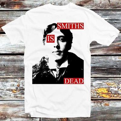 230 Gsm %100 Pamuk The Smiths Is Dead Özel Sınırlı Kırmızı Baskı Tişört Vintage Retro Havalı Hediye Erkek Kadın Unisex Çizgi Film Anime Üst Tişört B308