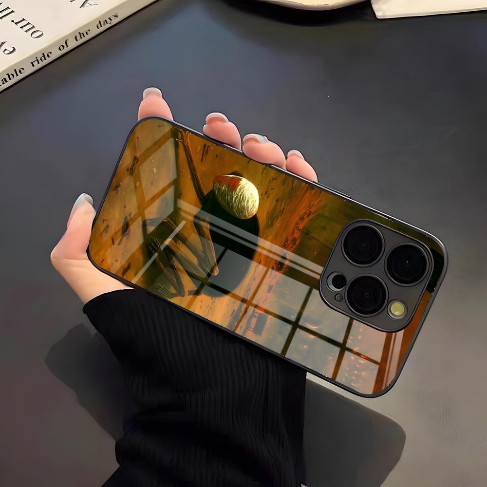 Z-ZdzislawBeksinskis Kunst Handyhülle Für IPhone 17 Pro Max 16 15 14 Pro Max 13 11 X Xs Xr 8 7Plus Glasabdeckung