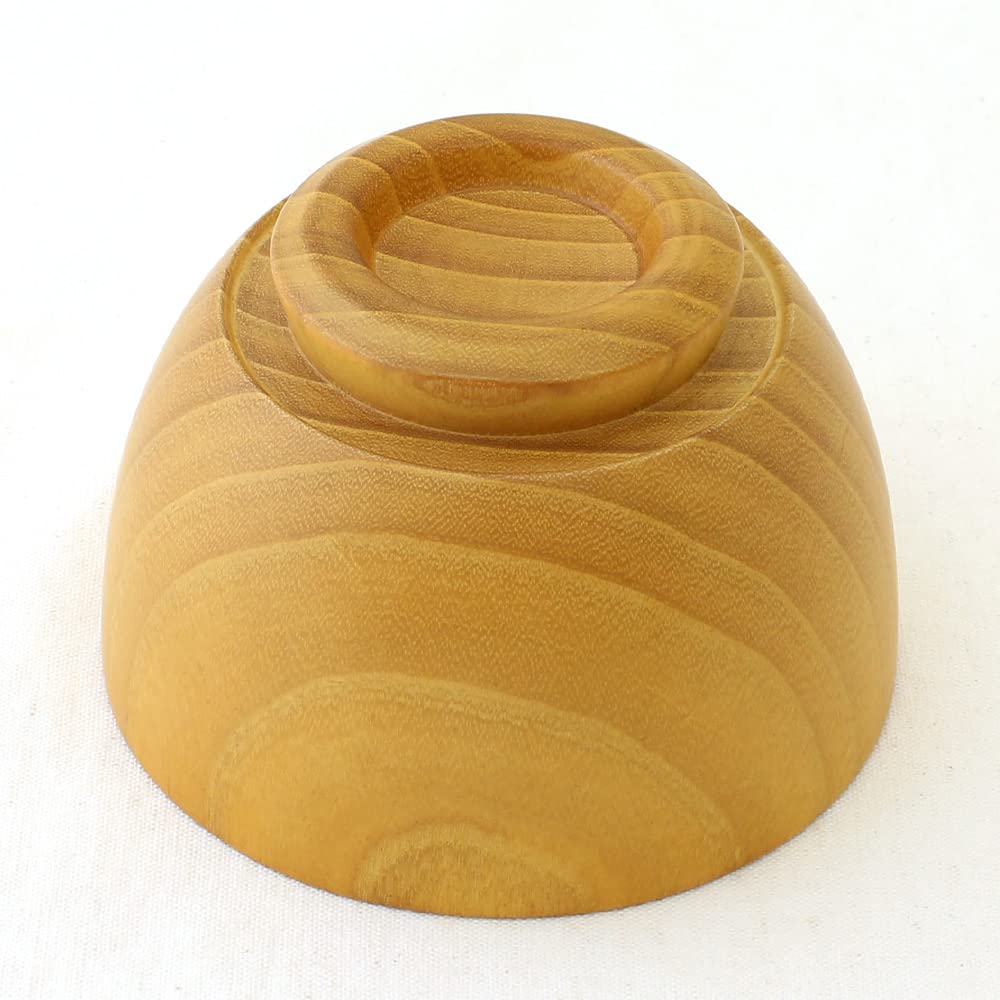 Kishu Kakuda Seibei Grip Ball Soup Dishwasher Natural Lacquerware, Shoten, Bowl, M, Wooden, Nano-coated, Safe, WG-457473
