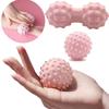 Faszienball Massageball mit erhöhten Punkten, TPR Posture Master Yogaball, Massageball für Taille und Rücken, Fuß