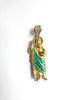 Dripping Religious St. Jude Alloy Pendant Men'S 8Mm Cuban Chain Hip Hop Necklace Personalized Vintage