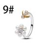 New 925 Silver Charms Heart Bee Flower key Lock Earrings Rings Beads Bracelets Necklaces Womens DIY Jewelry Gift