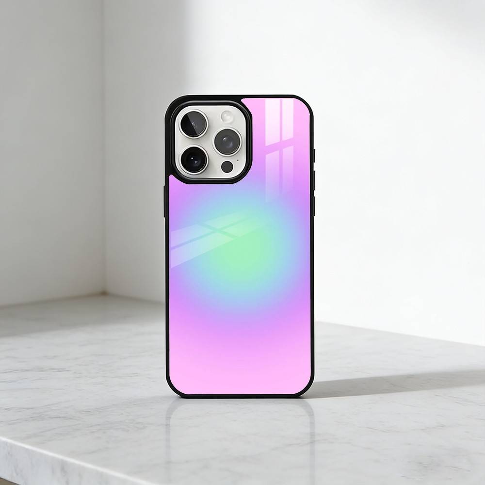 Zuckerwatte Glow Painting Handyhülle Für iPhone 17, 16, 15, 14, 13 Plus, Pro Max Magnetisch Für Magsafe Kabelloses Laden