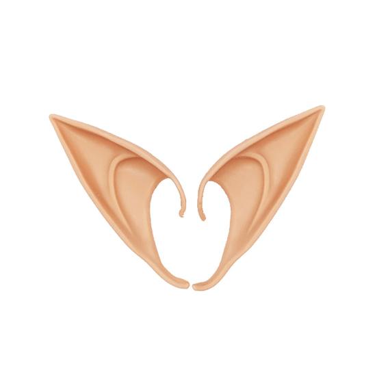 1 Pair Cosplay Costume Elf Ears Mysterious Creative Emulsion Latex Angel Ears Halloween Decoration