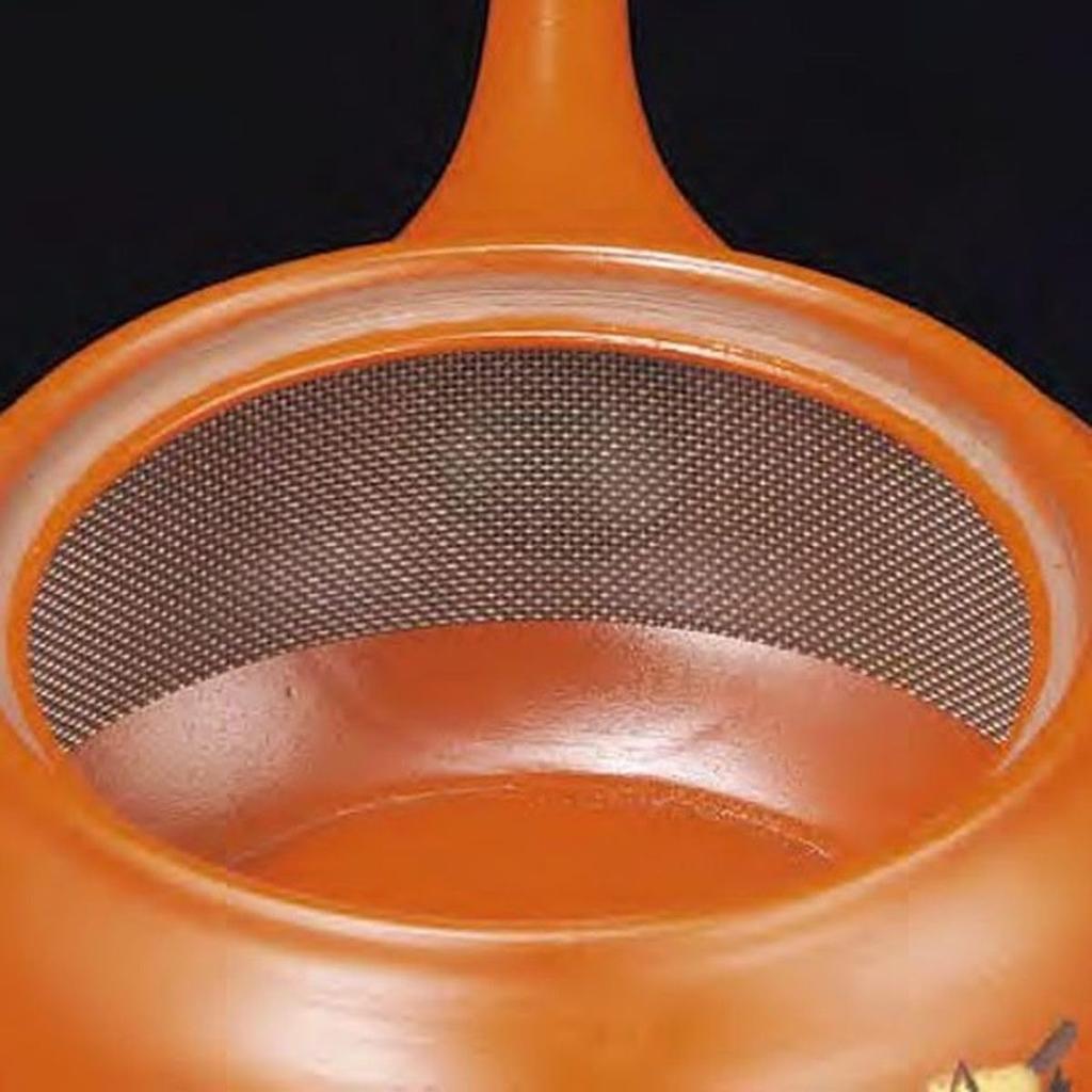 Tokoname High 400cc Tea Made In Japan J-kitchens Teapot, Ceramic, Ware, Modern, Quality, Stylish, (Obi-meshi Strainer/Large),
