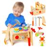29Pcs Educational STEM Montessori Toddler WoodenToys, Preschool Construction Learning Activities,birthday Gifts for Boys Girls