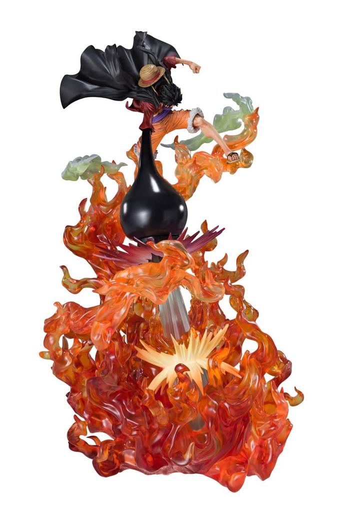 TAMASHII NATIONS Figuarts ZERO ONE PIECE Fierce Battle EXTRA BATTLE Monkey Luffy Hellfire Pistol 450mm ABS PVC Painted Complete Figure [Super
