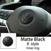 Car Steering Wheel Emblem Sticker Interior Accessories For Volkswagen GTI Polo Golf Passat Scirocco Beetle Tiguan Magotan