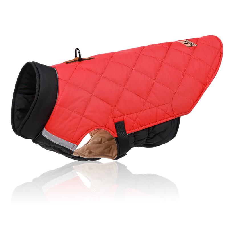 Thick Winter Dog Coat French Bulldog With Reflective Trim Warm Pet Outerwear In Multiple Colors