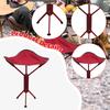 Camping Stool Fishing Tripod Foot Rest Compact Small Foldable Chair Slacker for Picnic Walking